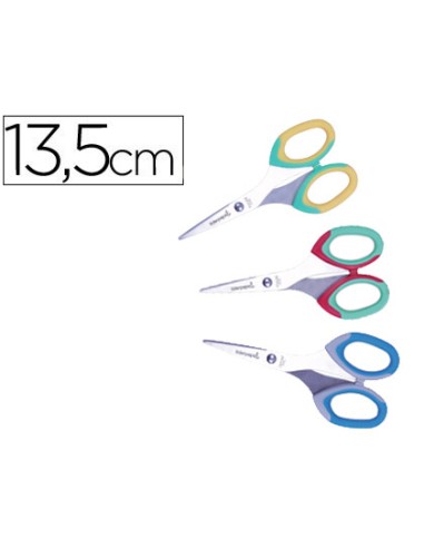 Tijera escolar liderpapel extra soft unidad