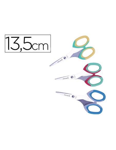 Tijera escolar liderpapel extra soft unidad