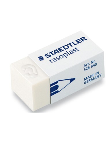 Goma de borrar staedtler 526 b40 plastico unidad