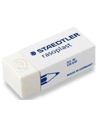 Goma de borrar staedtler 526 b30 plastico unidad