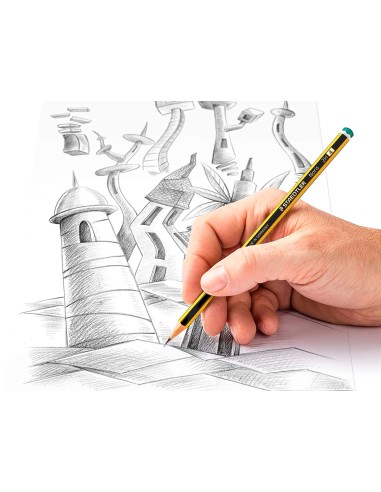 Lapices de grafito staedtler noris n4 2h unidad