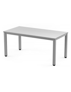 Mesa de oficina rocada executive 2005ad02 aluminio gris 200x100 cm