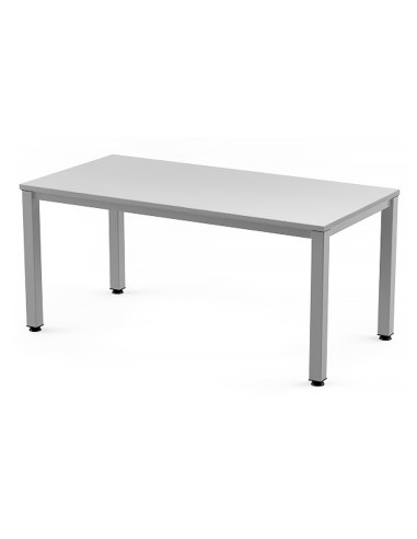 Mesa de oficina rocada executive 2005ad02 aluminio gris 200x100 cm