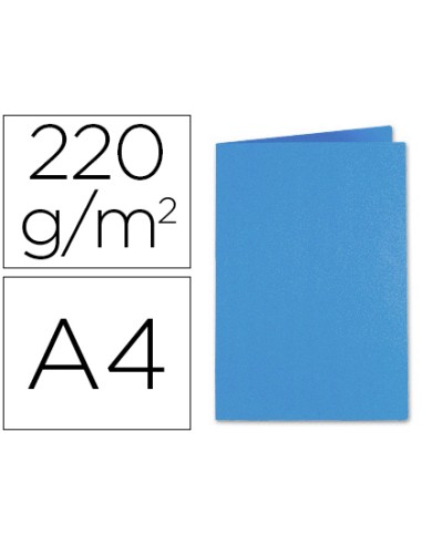 Subcarpeta cartulina exacompta din a4 azul oscuro 220 gr