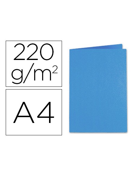 Subcarpeta cartulina exacompta din a4 azul oscuro 220 gr