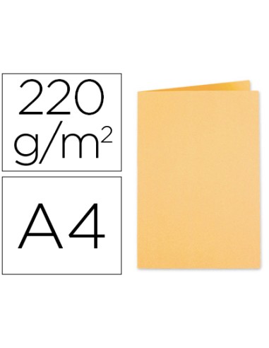 Subcarpeta cartulina exacompta din a4 crema 220 gr