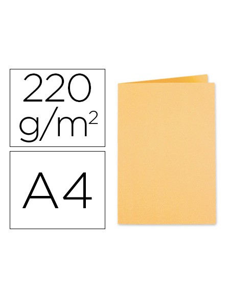 Subcarpeta cartulina exacompta din a4 crema 220 gr