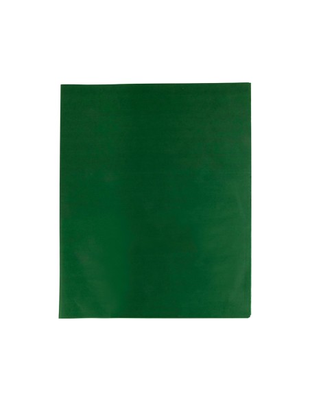 Papel seda liderpapel verde oscuro 52x76cm 18 gr m2 paquete de 25 hojas
