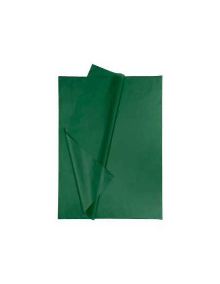 Papel seda liderpapel 52x76cm 18g m2 bolsa de 5 hojas verde oscuro
