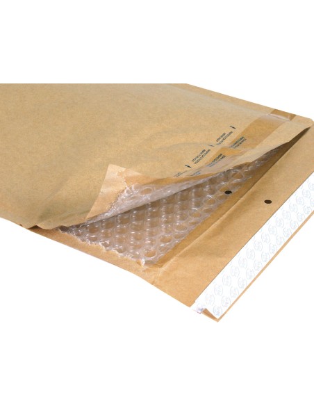 Sobre burbujas crema q connect h 5 270 x 360 mm caja de 50 un