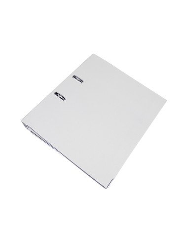 Archivador de palanca liderpapel a4 documenta forrado pvc con rado lomo 52mmblanco compresor metalico