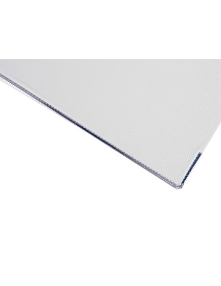 Archivador de palanca liderpapel a4 documenta forrado pvc con rado lomo 75mmblanco compresor metalico