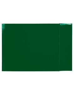 Caja archivador liderpapel de palanca carton din a4 documenta lomo 75mm color verde