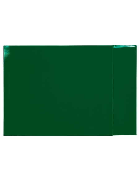 Caja archivador liderpapel de palanca carton din a4 documenta lomo 75mm color verde