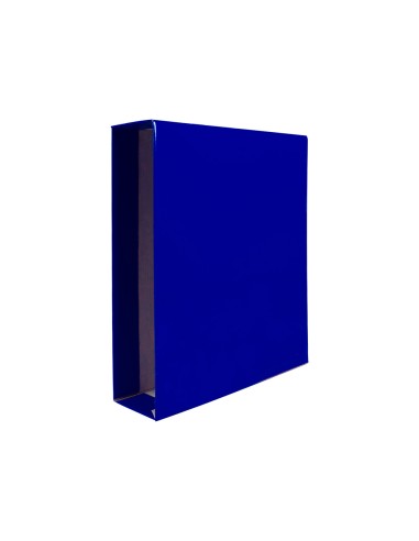 Caja archivador liderpapel de palanca carton din a4 documenta lomo 75mm color azul