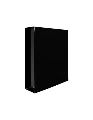 Caja archivador liderpapel de palanca carton din a4 documenta lomo 75mm color negro