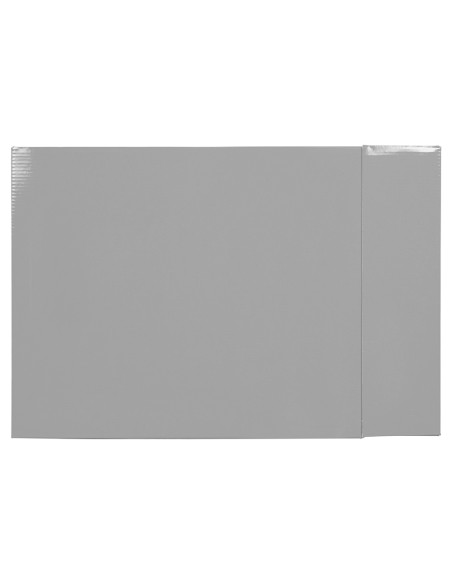 Caja archivador liderpapel de palanca carton folio documenta lomo 75mm color gris