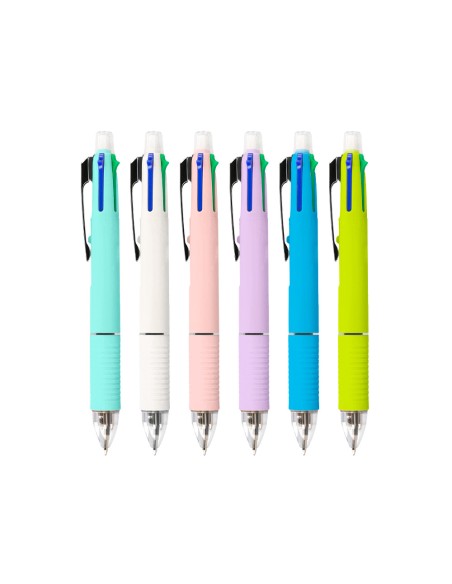 Boligrafo liderpapel 5 en 1 azul negro rojo verde 07m y portaminas 05mm