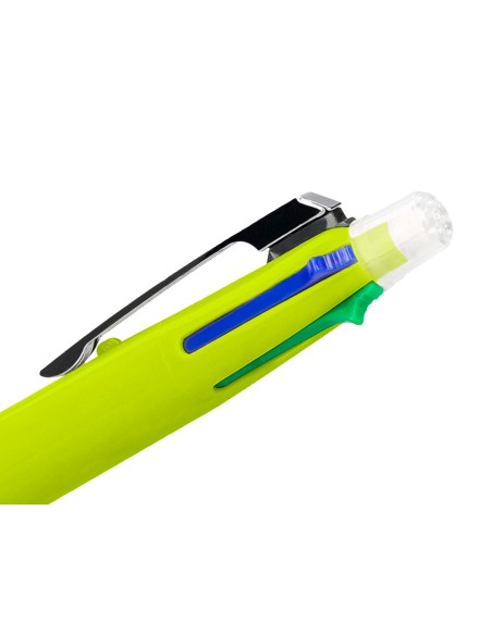 Boligrafo liderpapel 5 en 1 azul negro rojo verde 07m y portaminas 05mm