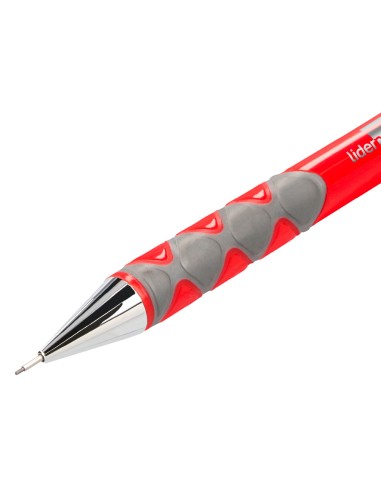 Portaminas liderpapel diamond 05 mm con goma y sujecion soft colores surtidos