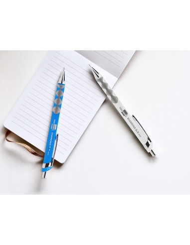 Portaminas liderpapel diamond 05 mm con goma y sujecion soft colores surtidos