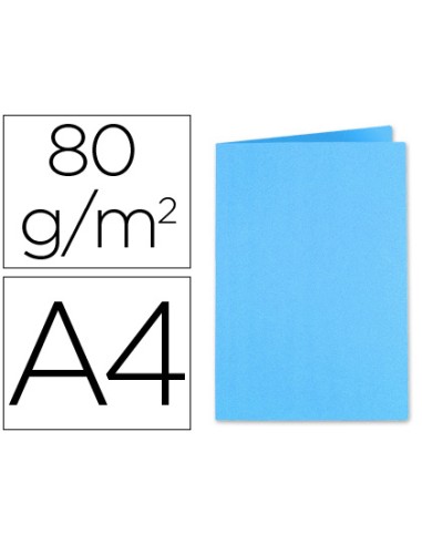 Subcarpeta cartulina exacompta din a4 turquesa 80 g m2