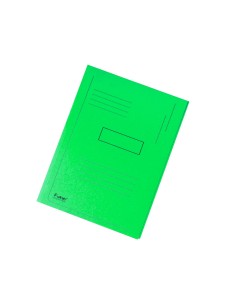 Subcarpeta cartulina reciclada exacompta a4 verde 280g m2 con 2 solapas interior