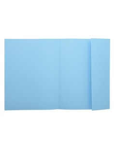 Subcarpeta exacompta din a4 azul 160g m2 con solapa interior