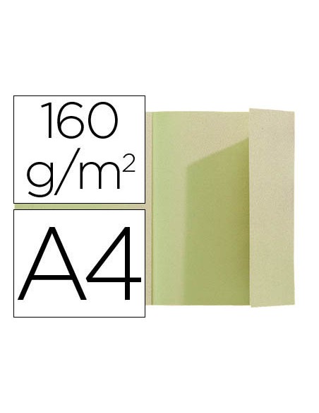 Subcarpeta exacompta din a4 verde 160g m2 con solapa interior