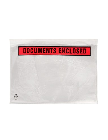 Sobre autoadhesivo q connect portadocumentos multilingue 113x100 mm sin ventana paquete de 100 unidades