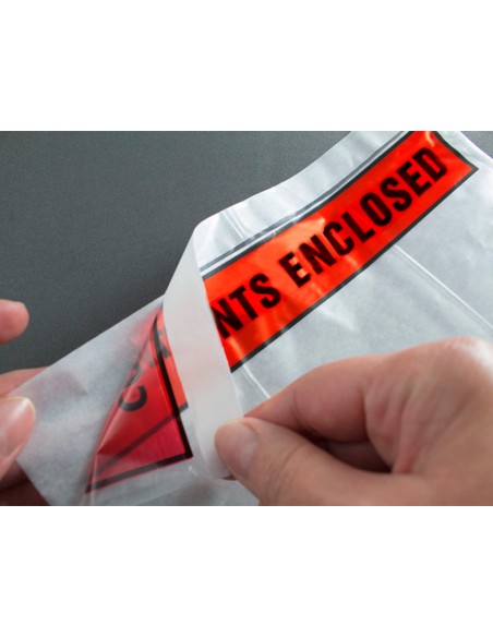 Sobre autoadhesivo q connect portadocumentos multilingue 225x165 mm sin ventana paquete de 100 unidades