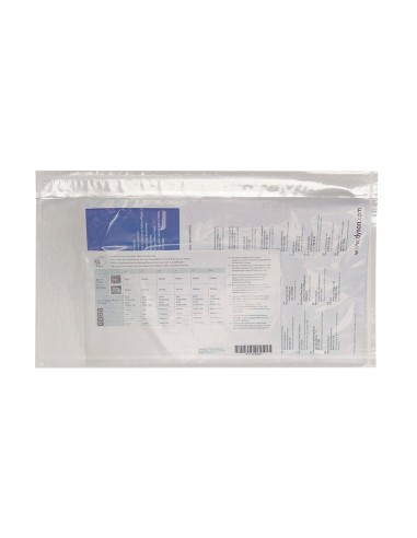 Sobre autoadhesivo q connect portadocumentos 225x122 mm ventana transparente paquete de 100 unidades