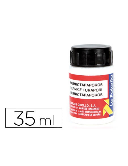 Barniz la pajarita tapaporos bote 35 ml