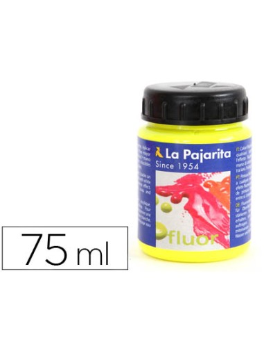 Pintura acrilica la pajarita f 01 amarillo canario 75ml