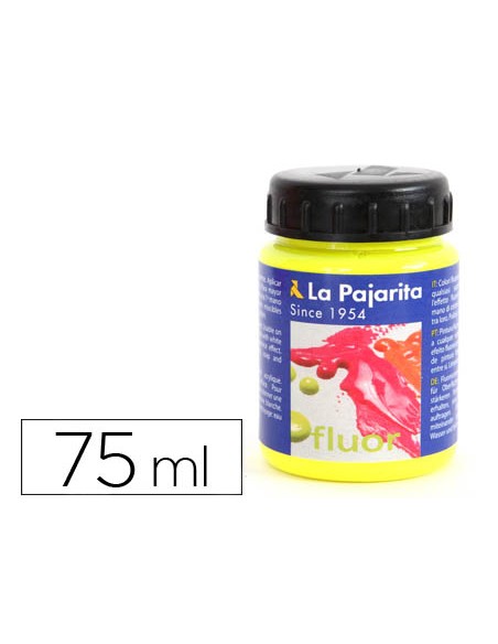Pintura acrilica la pajarita f 01 amarillo canario 75ml