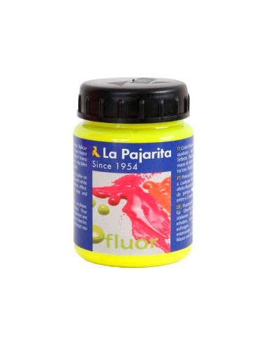 Pintura acrilica la pajarita f 01 amarillo canario 75ml