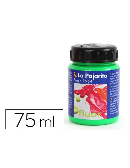 Pintura acrilica la pajarita f 06 verde cesped 75ml
