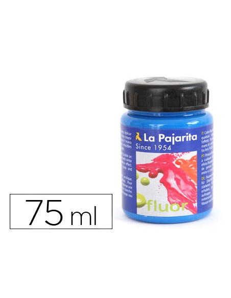 Pintura acrilica la pajarita f 05 azul luminoso 75ml