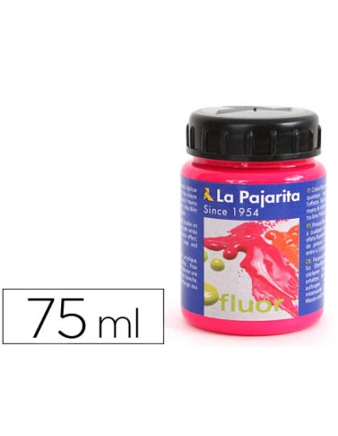 Pintura acrilica la pajarita f 04 magenta fluorescente 75ml