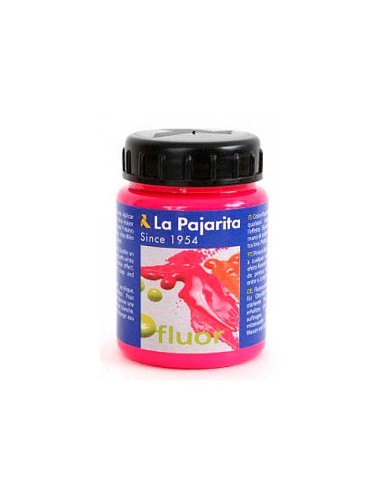 Pintura acrilica la pajarita f 04 magenta fluorescente 75ml