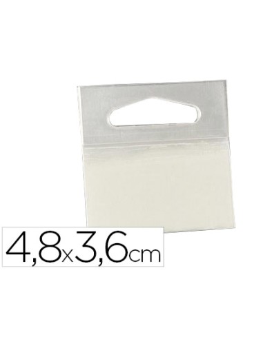 Colgador con adhesivo 3m hang tab 2180 rollo 1000 etiquetas48x36 mm