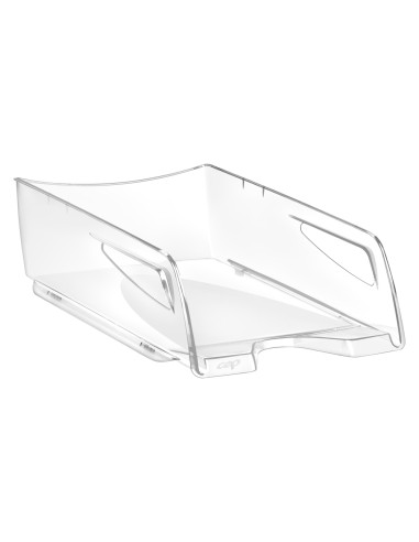 Bandeja sobremesa cep plastico transparente 348x257x66 mm