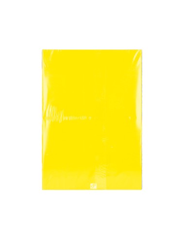 Papel color q connect din a3 80 gr amarillo intenso paquete de 500 hojas