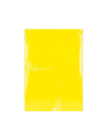 Papel color q connect din a3 80 gr amarillo intenso paquete de 500 hojas