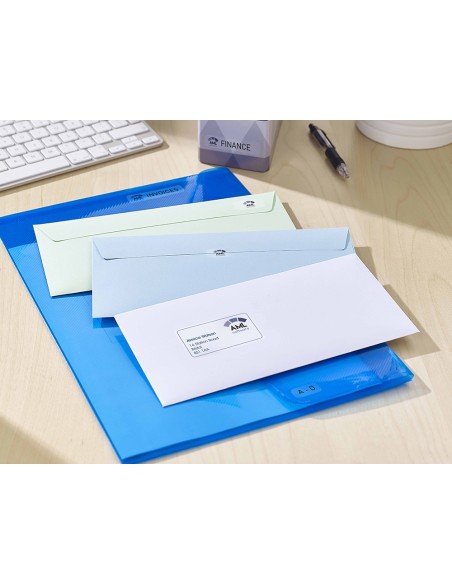 Etiqueta adhesivas resistente avery transparente 381x212 mm caja de 1625 unidades