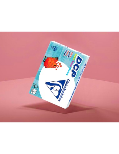 Papel fotocopiadora clairefontaine din a4 350 gramos paquete de 125 hojas