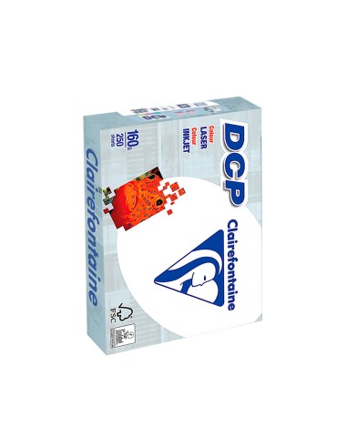 Papel fotocopiadora clairefontaine din a4 160 gramos paquete de 250 hojas
