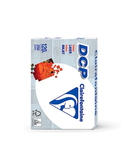 Papel fotocopiadora clairefontaine din a4 120 gramos paquete de 250 hojas