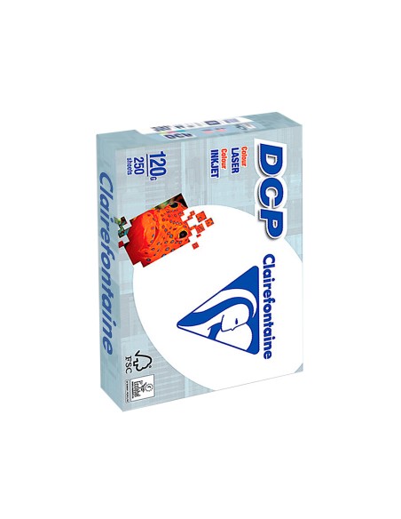 Papel fotocopiadora clairefontaine din a4 120 gramos paquete de 250 hojas