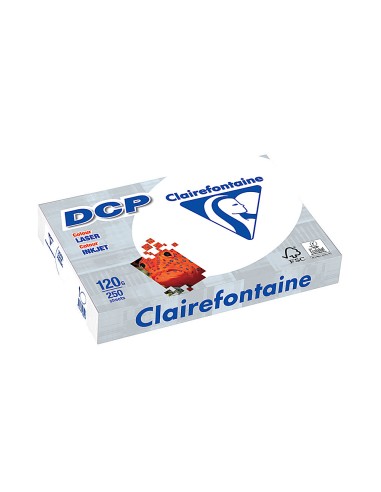 Papel fotocopiadora clairefontaine din a4 120 gramos paquete de 250 hojas
